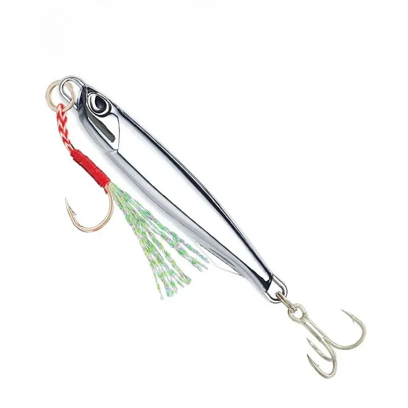 Saltwater Metal Jig Lures – 10 Pack