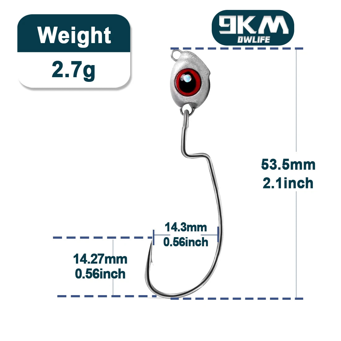 Shaky Head EWG Jig Hooks