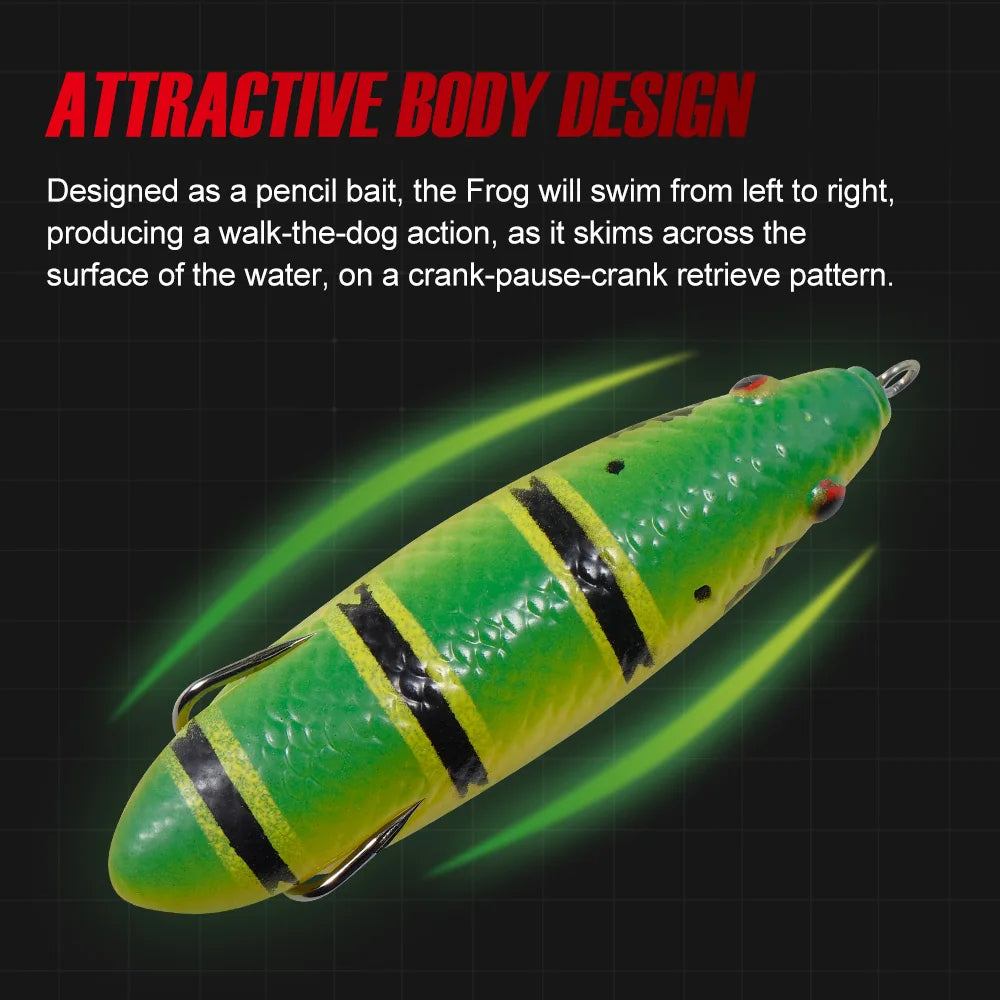 Hollow-Body Weedless Frog – 9cm
