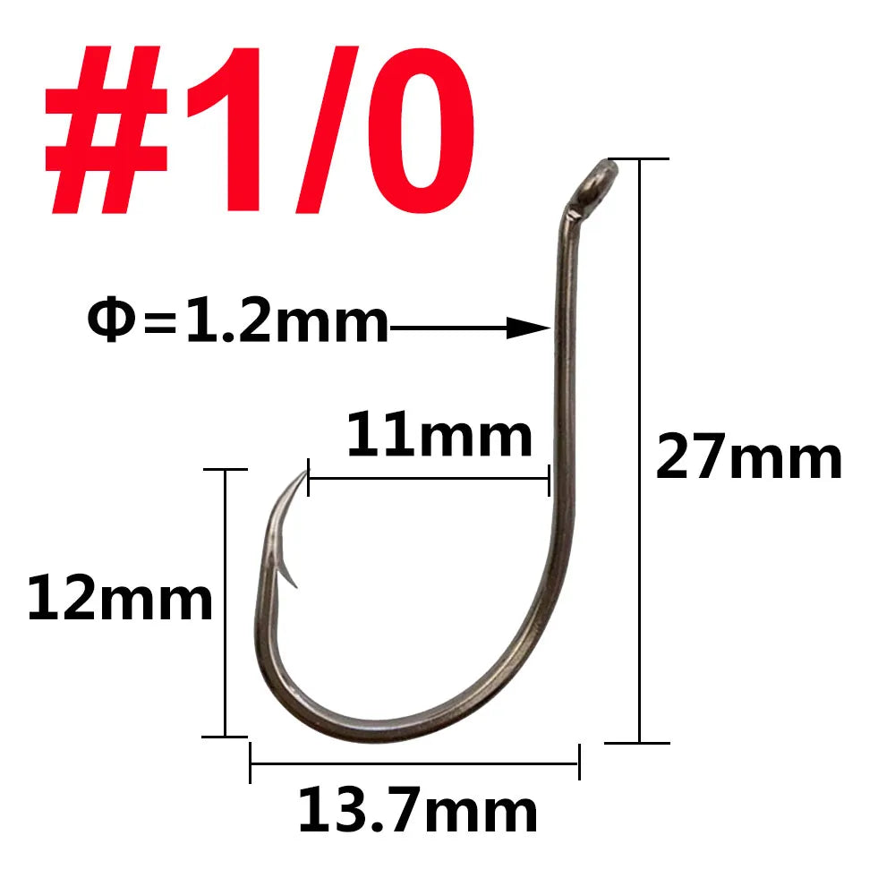 Swivel Drop Shot Hooks – 20 Pack