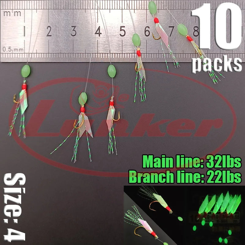 Glow Sabiki Fishing Rig