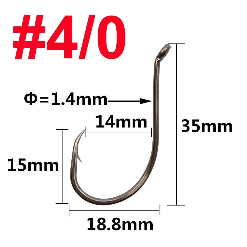 Swivel Drop Shot Hooks – 20 Pack