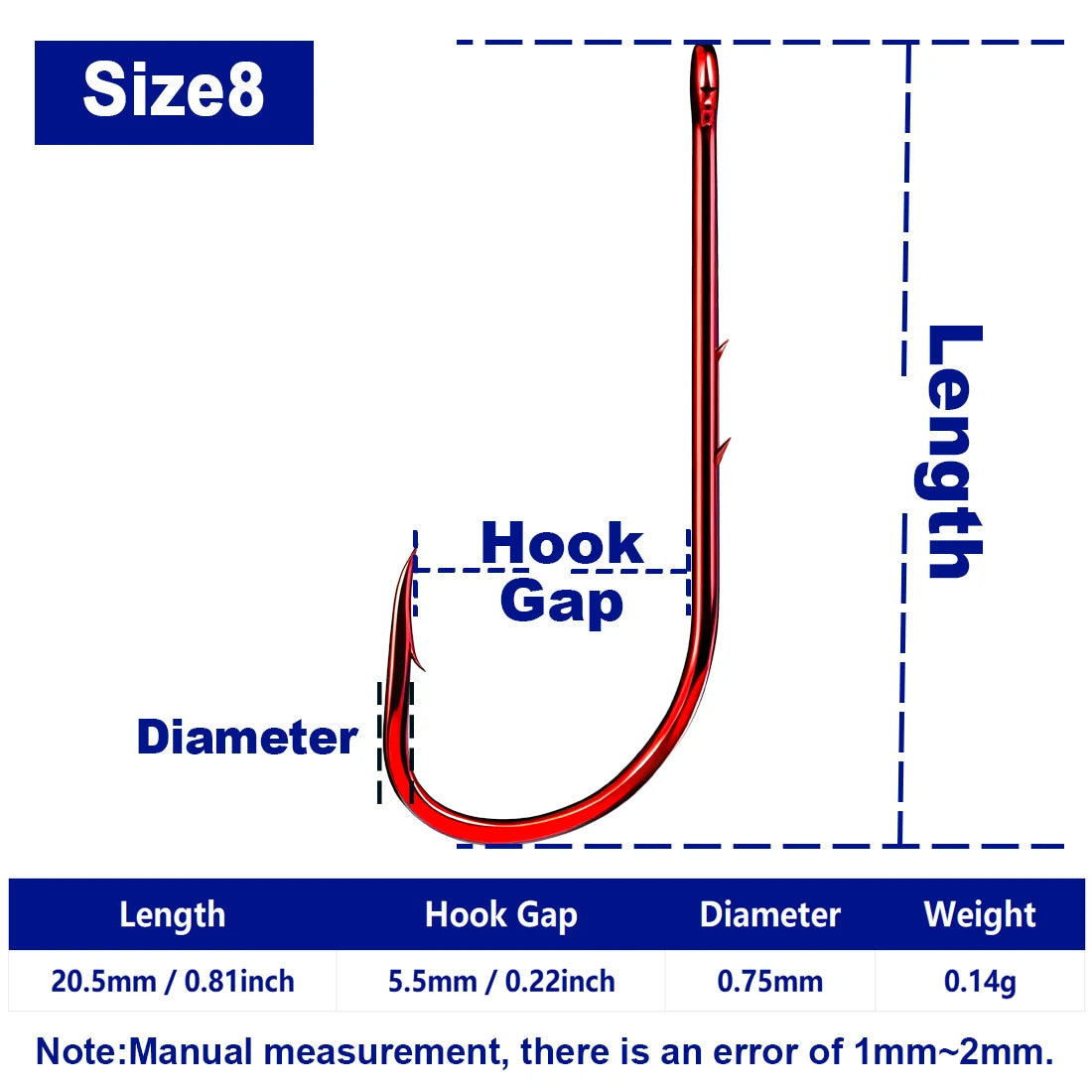 Long-Shank Baitholder Hooks