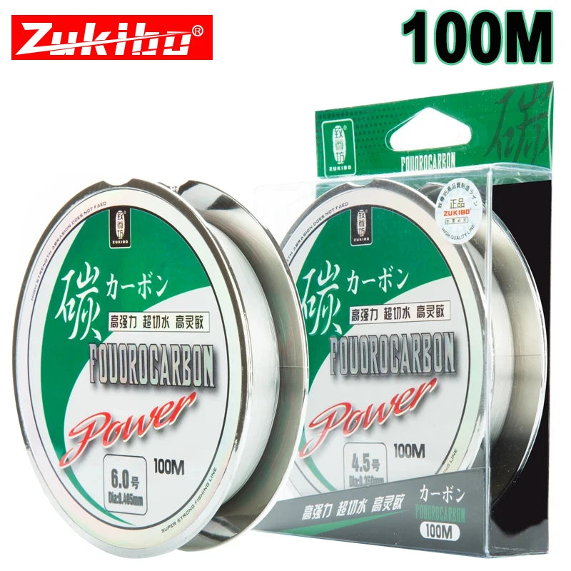 100% Fluorocarbon Fishing Line – 50/100m