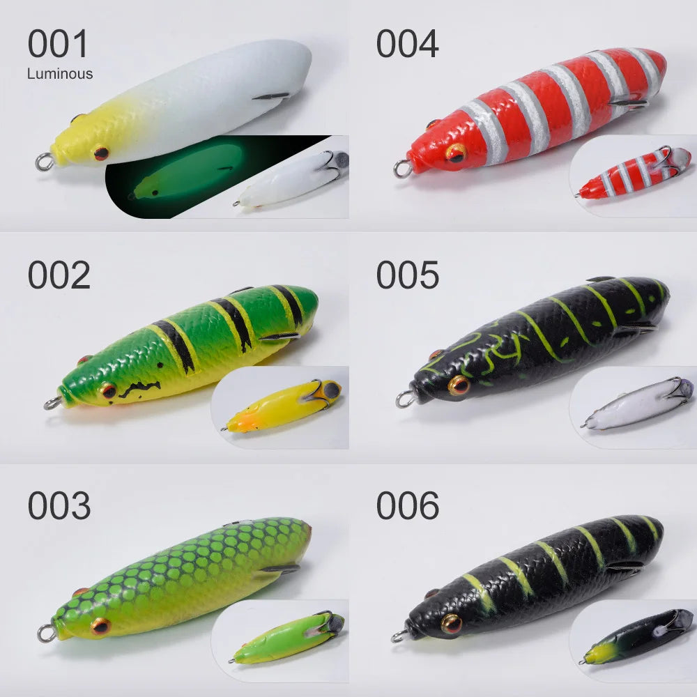 Hollow-Body Weedless Frog – 9cm