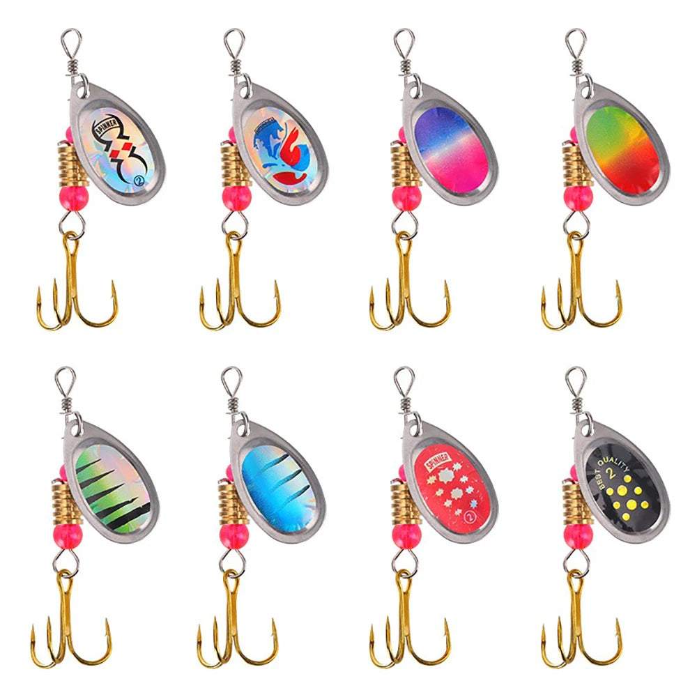 Inline Spinner Lure Kit – 16 Piece