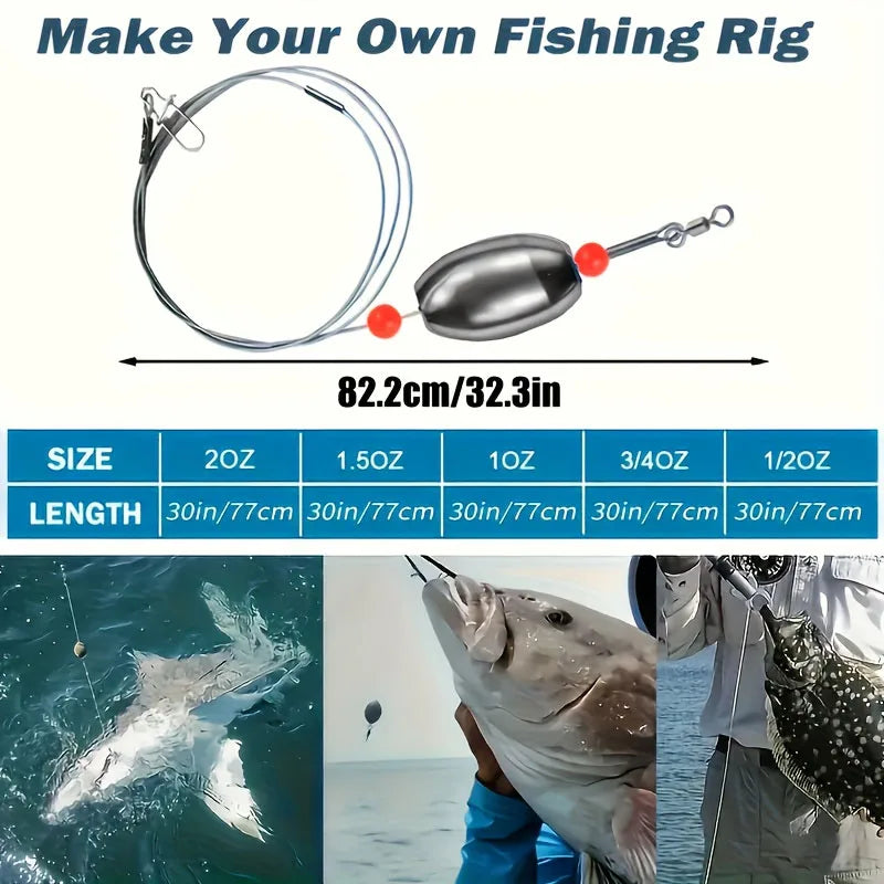 Ready-to-Fish Bottom Rig Kit – 4 Pack