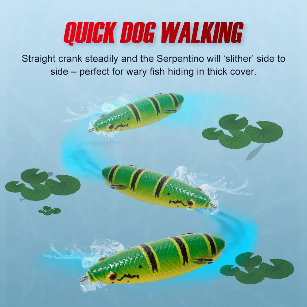 Hollow-Body Weedless Frog – 9cm