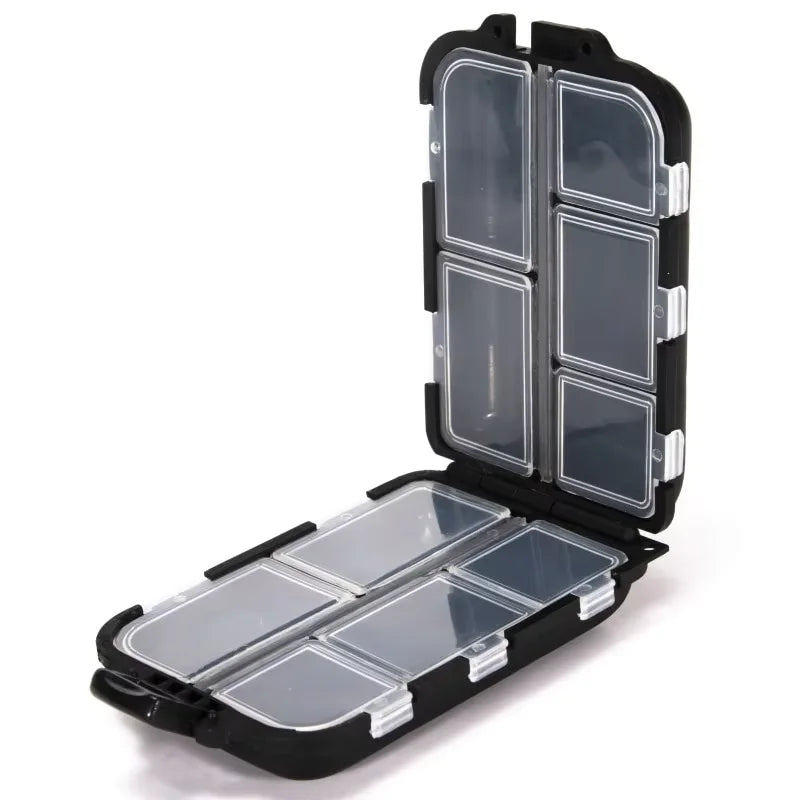 Double-Sided 10-Compartment Tackle Box