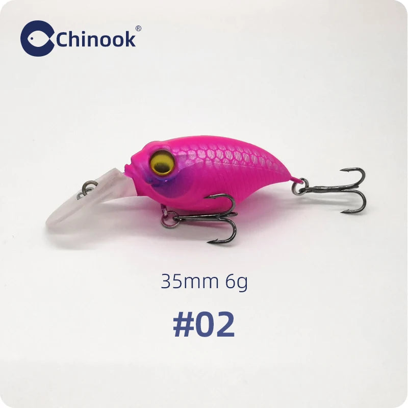 35mm Squarebill Crankbait – 6g