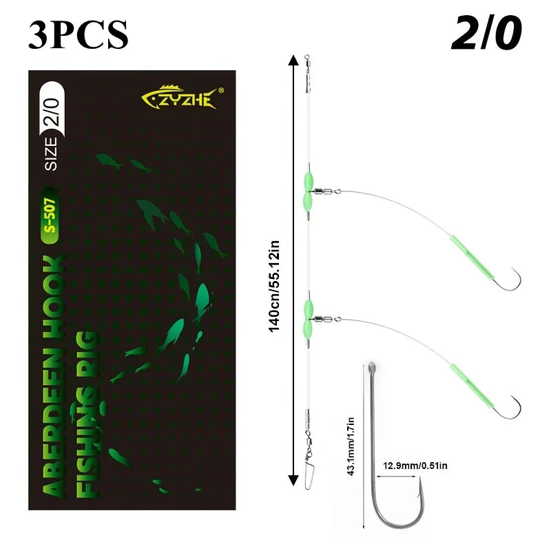 Pre-Tied High-Low Surf Rigs