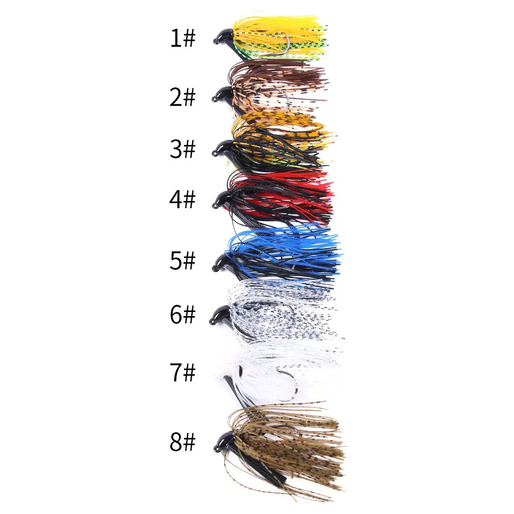 Weedless Skirted Bass Jig