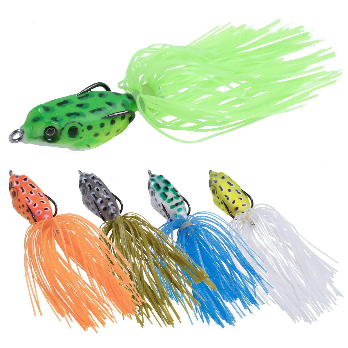 Topwater Frog Lure Set – 5 Pack