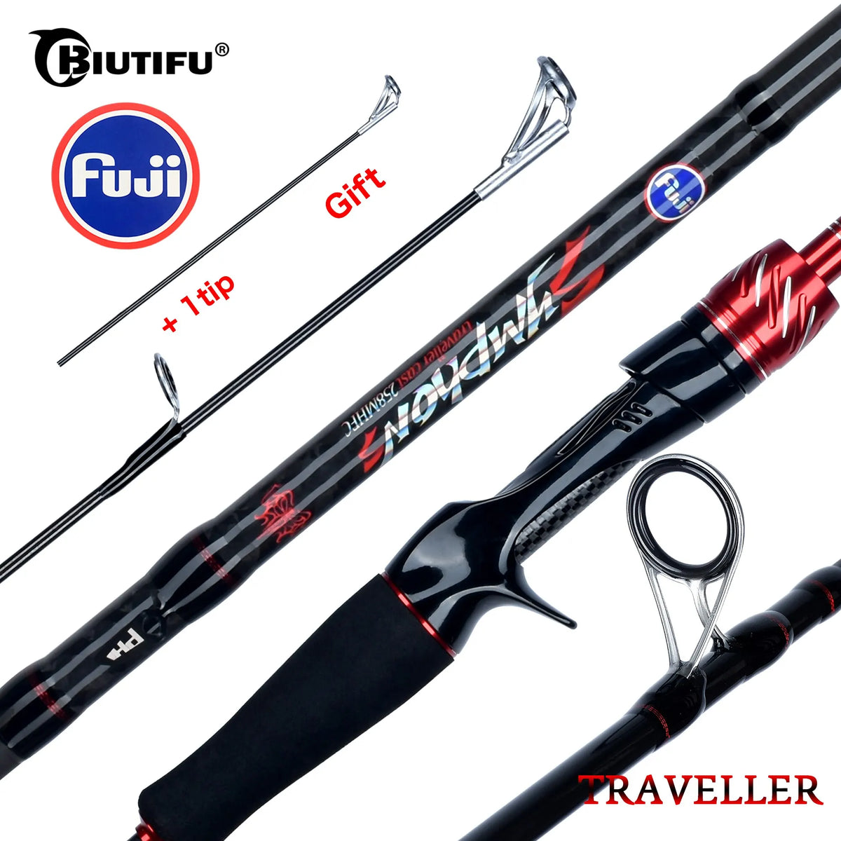 Carbon Travel Fishing Rod – 1.8–3.0m