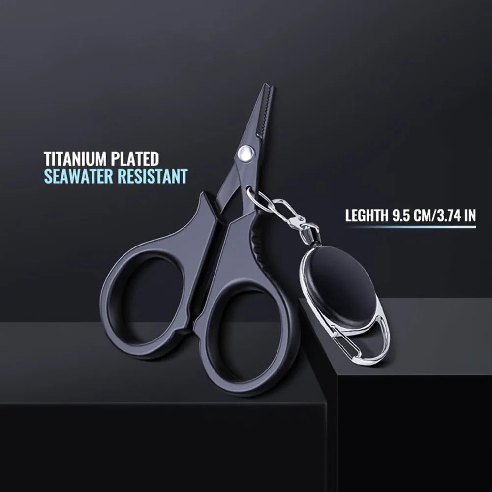 Titanium-Coated Braid Scissors