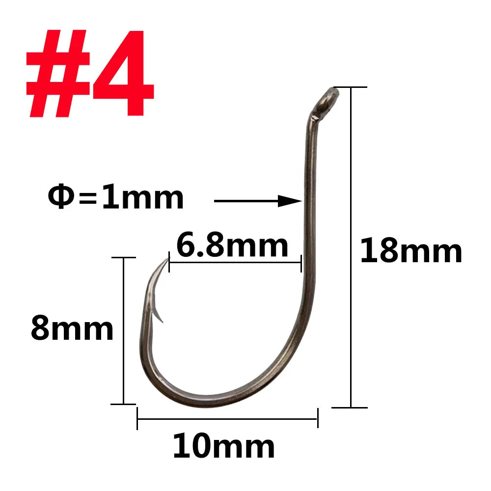 Swivel Drop Shot Hooks – 20 Pack