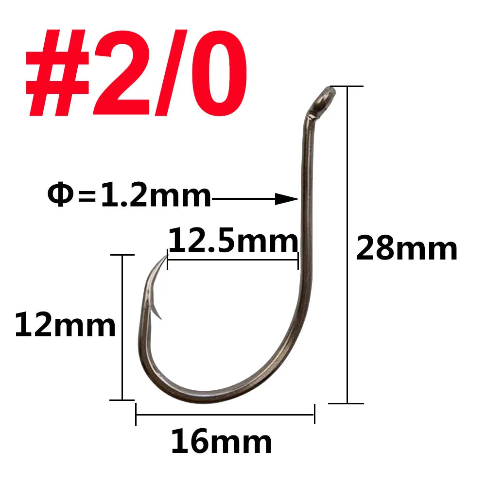 Swivel Drop Shot Hooks – 20 Pack
